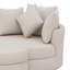 Fauteuil demi-tonneau pivotant à 360 degrés avec repose-pieds avec rangement et 4 coussins, fauteuil de loisirs moderne rembourré en chenille-116975695