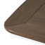 Table de salle à manger rectangulaire de 37 po x 71 po, noire-1713134400