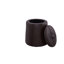 Repose-pieds rond en similicuir Adylee-1541653114