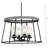 Ryott 4 - Light Dimmable Lantern Geometric Chandelier