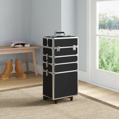 Rachelle 4-In-1 Rolling Makeup Organizer