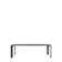 Four Metal Base Dining Table