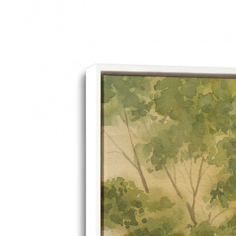 «Rivanna Shore I» par Grace Popp, reproduction d'art sur toile, H 18 po x l 12 po, Blanc