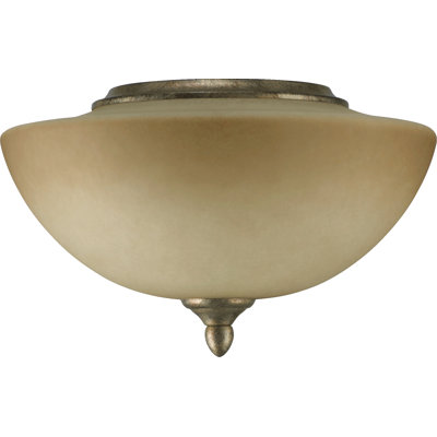 2-Light Bowl Ceiling Fan Light Kit
