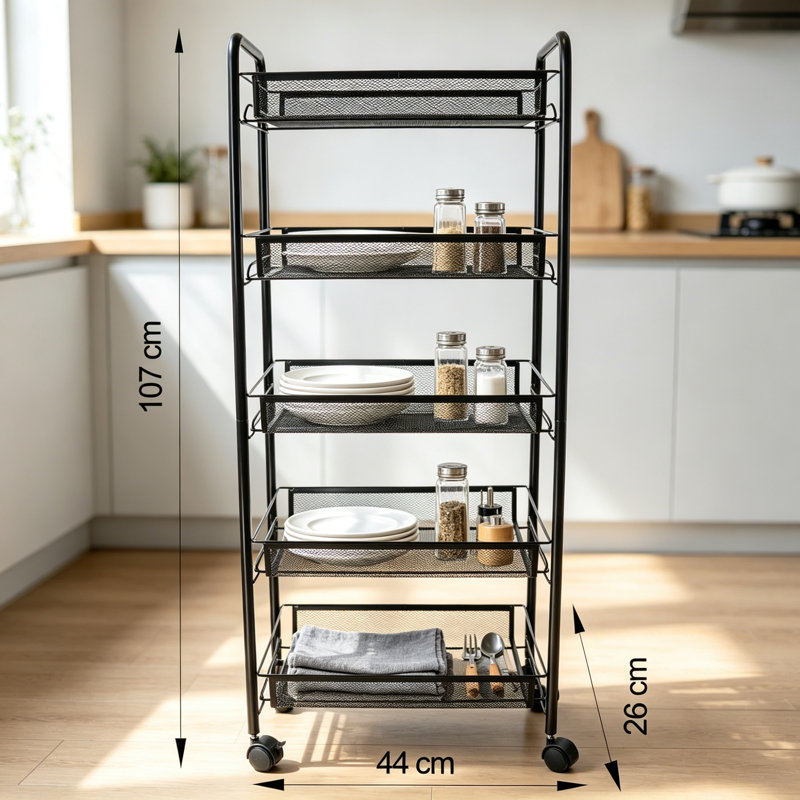 45 cm W Kitchen Cart with