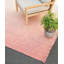 Fade Away Abstract Area Rug in Desert Rose-1131049425