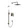 Zendo 1/2" Pressure Balance & Thermostatic Shower System with up to 2 Functions featuring RioWise™ Valve Technology