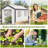 Walk-In Greenhouse, Outdoor Garden Warm Hot House With 4 Roll-Up Windows, 2 Zippered Doors And Weather Cover-113997877