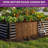 Galvanized Raised Garden Bed With Gloves-2022981675-2022981672
