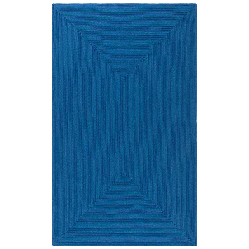 Braided Hand Woven Performance Machine Washable Solid Color Indoor/Outdoor Area Rug, Rectangle 2' x 3'