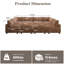 Canapé modulaire rembourré avec repose-pieds 12 pièces-131403405