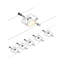 Mac II 1000cm 5 -Light Track Kit-72554748