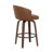 Swivel Upholstered Counter & Bar Stool With Wood Frame (Set Of 4)-118609552
