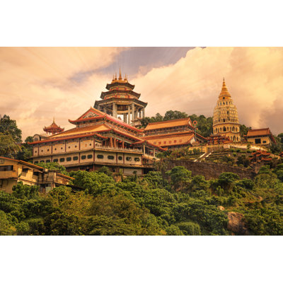 Buddhist Temple Kek Lok Si In Penang - Wrapped Canvas Print