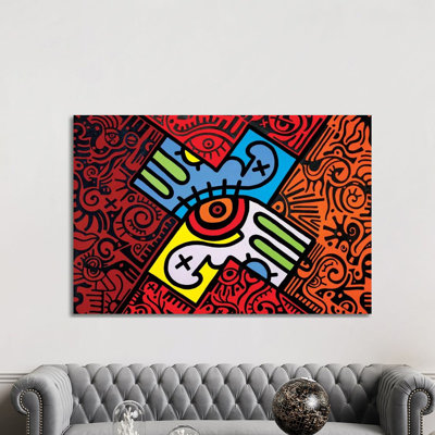 X Marks The Spot by Billy The Artist - Print on Canvas