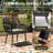 13 Pieces Outdoor Dining Set With Rectangular Dining Table And 12 Chairs-1680824645-1680824654-1680824655