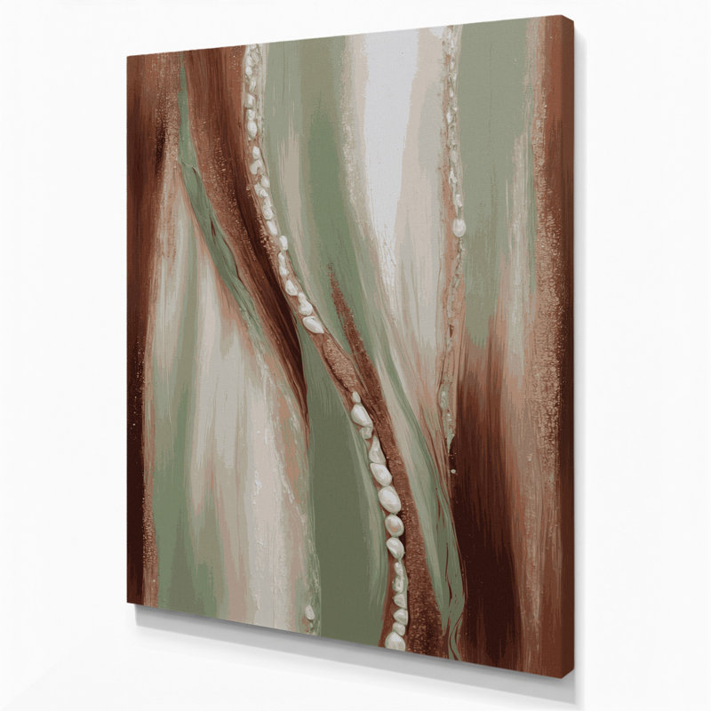 «Abstract Color Field 68», art mural sur toile grise, H 14 po x l 11 po