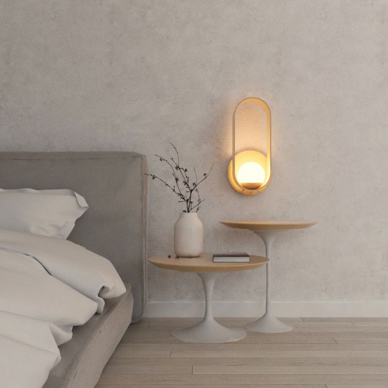 Sfera 1 - Light Armed Sconce, Imbuia