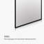 Croxley Metal Rectangle Wall Mirror