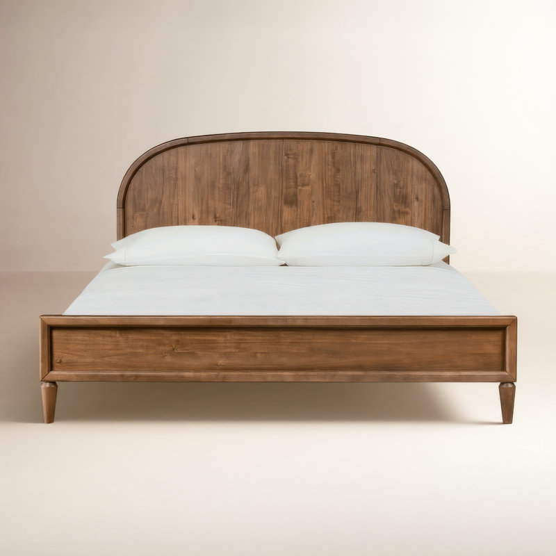 Langley Solid Wood Platform Bed, California King