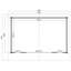 Lasita - 19 x 12 Ft. Premium Log Cabin With Tempered Double Glazed Bifold Doors (44mm)-73291950