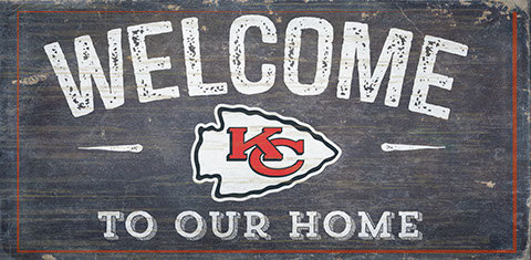 Décoration murale welcome NFL, Chiefs de Kansas City