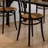 Black Retro Creative Solid Wood Dining Table Set-105364605