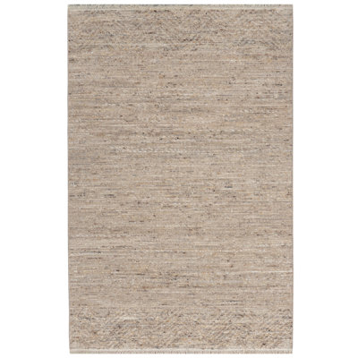 Aspen Heather Mesa Hand-Knotted Area Rug - Taupe - 10' x 14'