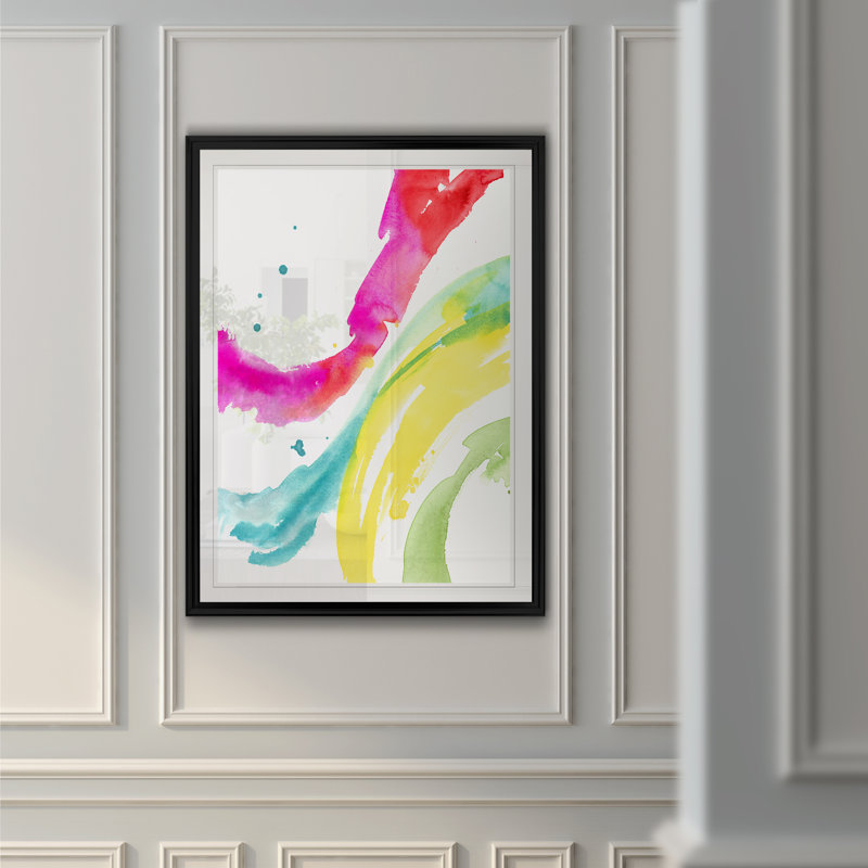 « saturée splash i », impression sur toile, H 18,5 po x l 24,5 po x P 1,5 po, Noir