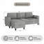 Canapé rembourré 78 "avec repose-pieds-240646830