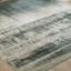 Tapis bleu sarcelle / beige Strato Ocean Tides-2122436317