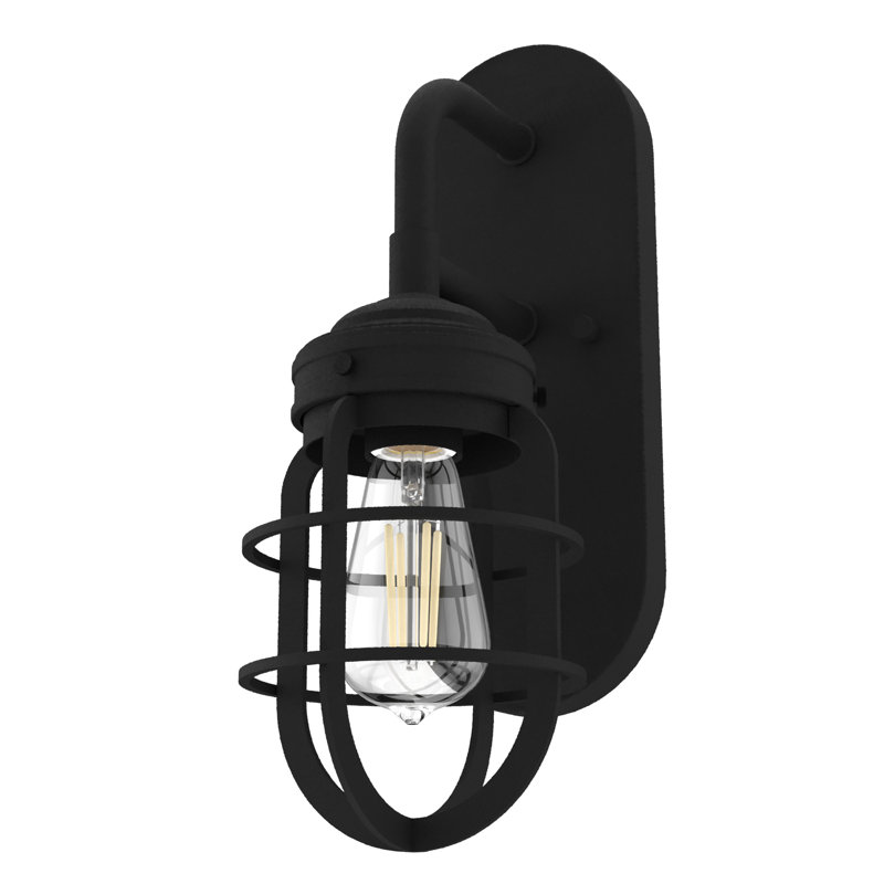 Starklake 1 - Light Dimmable Armed Sconce, Natural Iron