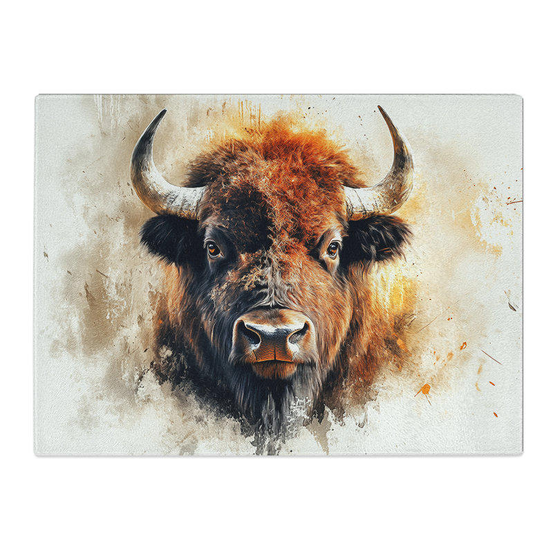 Bison Vol.6  Glass Chopping Board