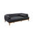 Elegant 3-Seat Sofa, Anthracite & Atlantic Pine, 87.8 x 32.3 x 37.0 inches | Durable HORNBEAM & FIR TREE Frame, 100% Polyester Fabric | Soft Foam Seating with Wooden Legs (6.7 inches) | Perfect for Modern Living Rooms-1341689883