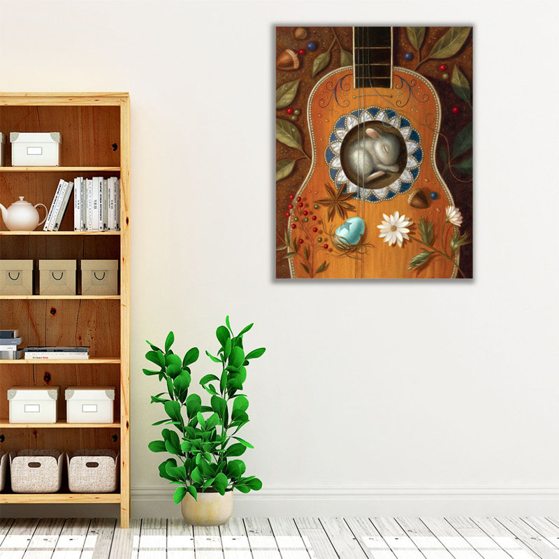 A Residence Of Resson - reproduction d'art sur toile, H 20 po x l 16 po