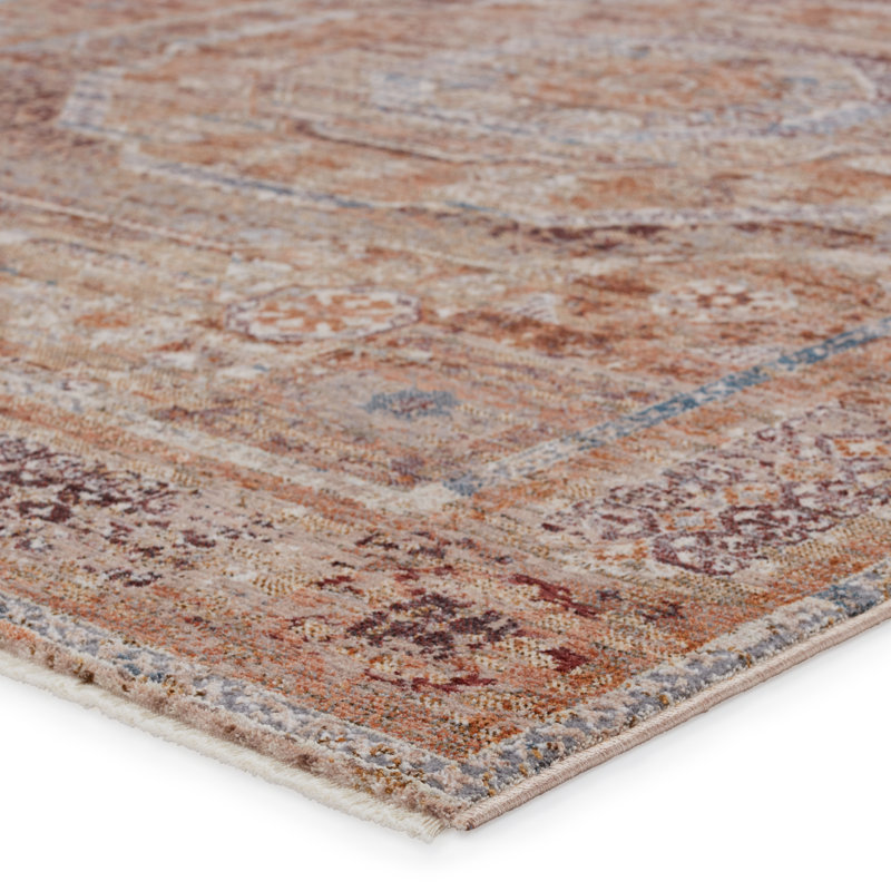 Tapis oriental rouille Devoss, Rectangle 5 pi x 8 pi