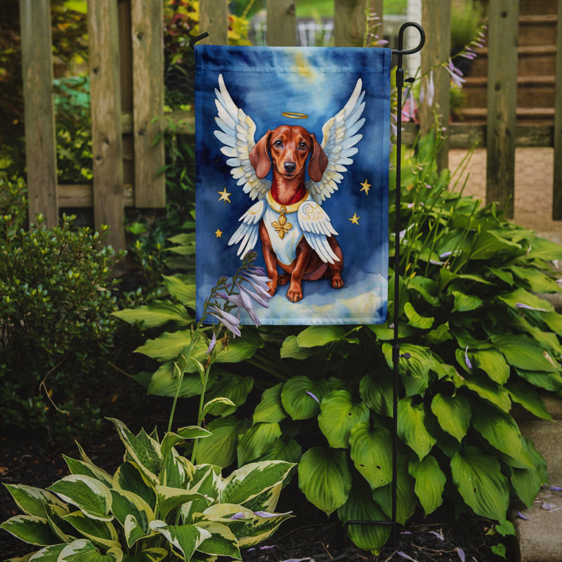 Dachshund My Angel Garden - drapeau