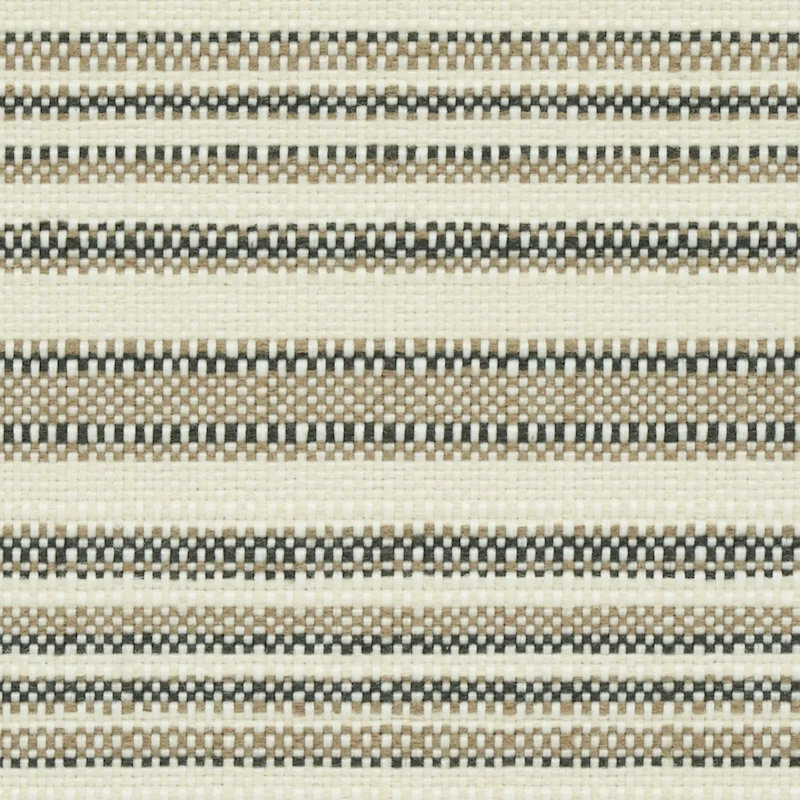 Tissu intérieur / extérieur à rayures Solana, Pierre