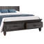 Ensemble de chambre avec lit plateforme 4 pièces Crigler