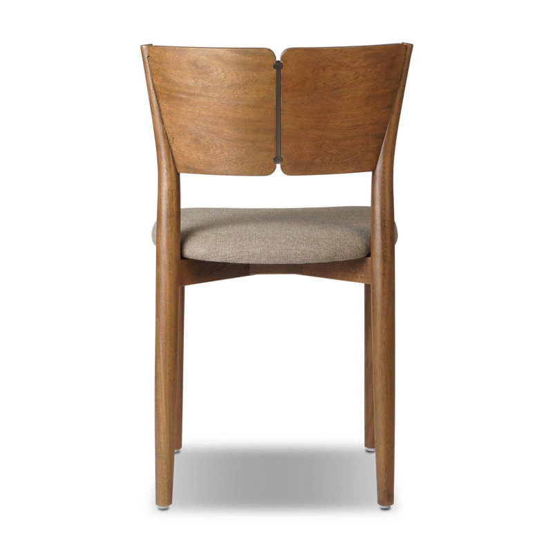 Grady Upholstered Dining Chair, Tan Parawood