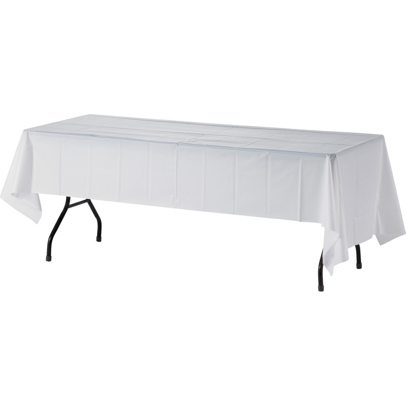 Disposable Tablecloth, White