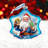 4'' Glass Hanging Figurine Ornament