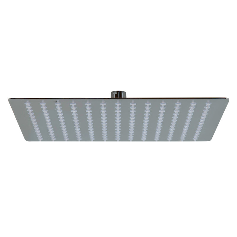 Rain Rain Shower Head 1.8 GPM GPM, Solid Polished Stainless Steel
