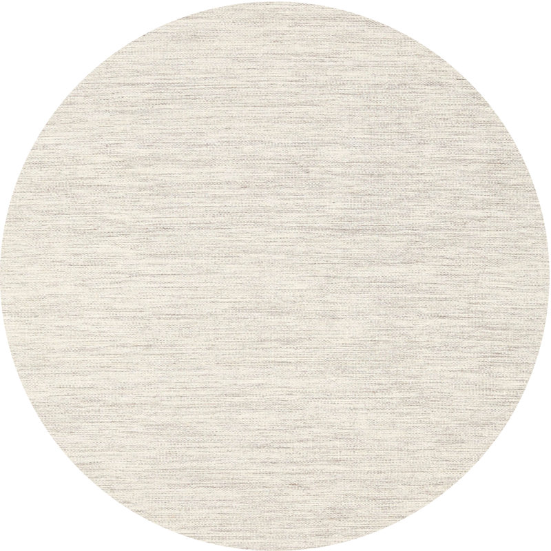 Tapis beige contemporain, Rond 6 pi