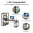 L-Shaped Metal Base Computer Desk-1256278259