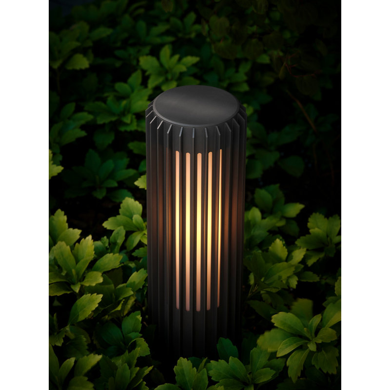 Lamp Post (Full), 45.4 cm H x 12.4 cm W x 12.4 cm D, Anthracite