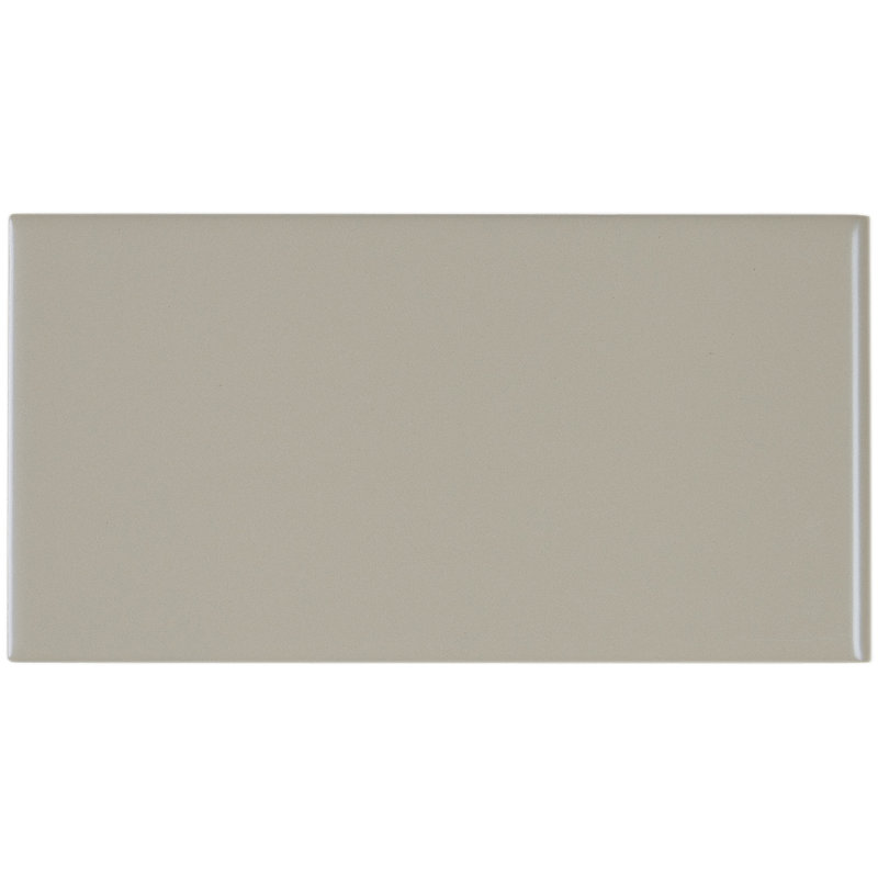Garniture de tuile de moulure en céramique 12 po x 4 po gris architectural Berkeley