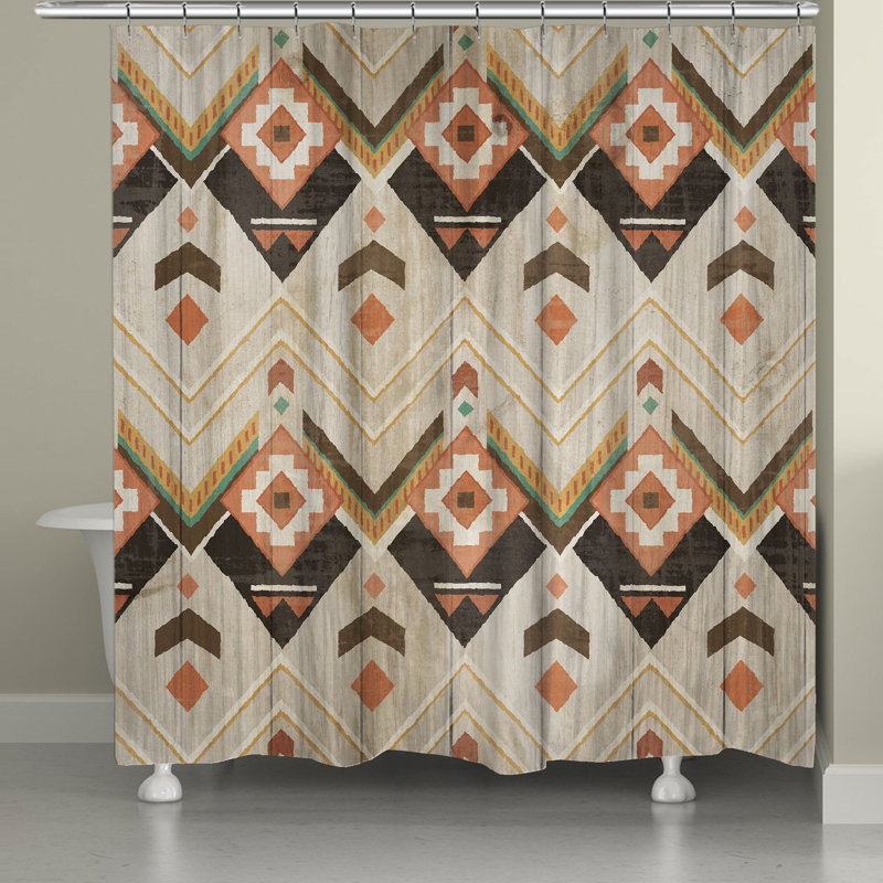 Moe Chevron Shower Curtain