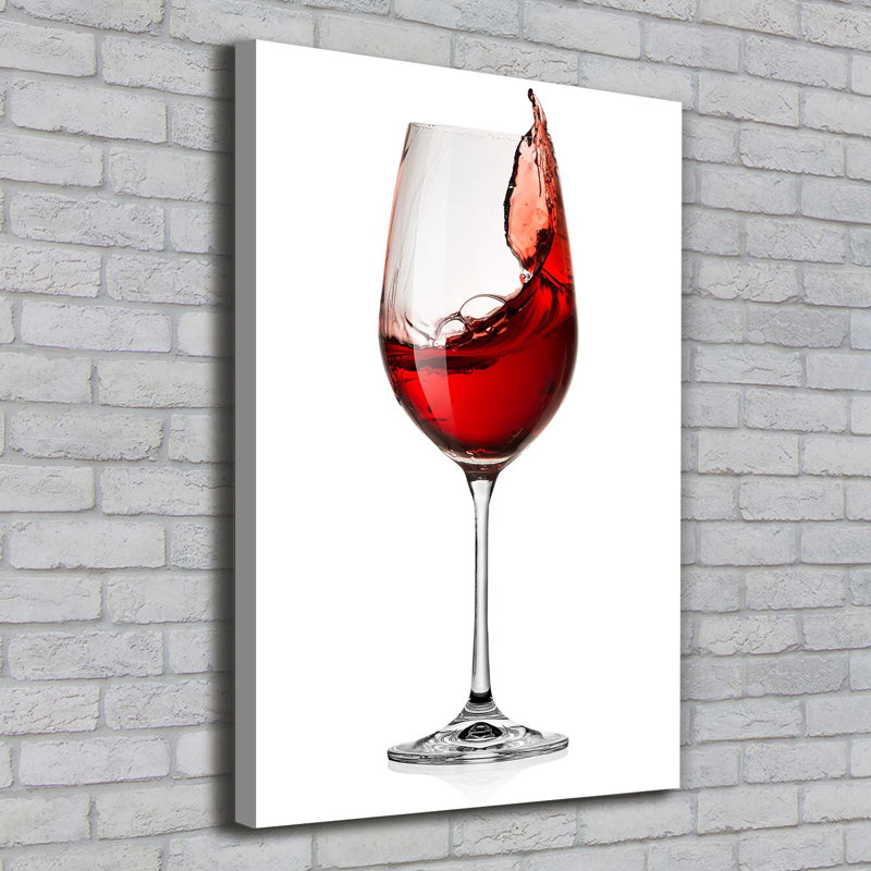 Red Wine - Wrapped Canvas Print