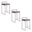 Tabouret de bar et de comptoir empilable Ernestine-701072300-701072312